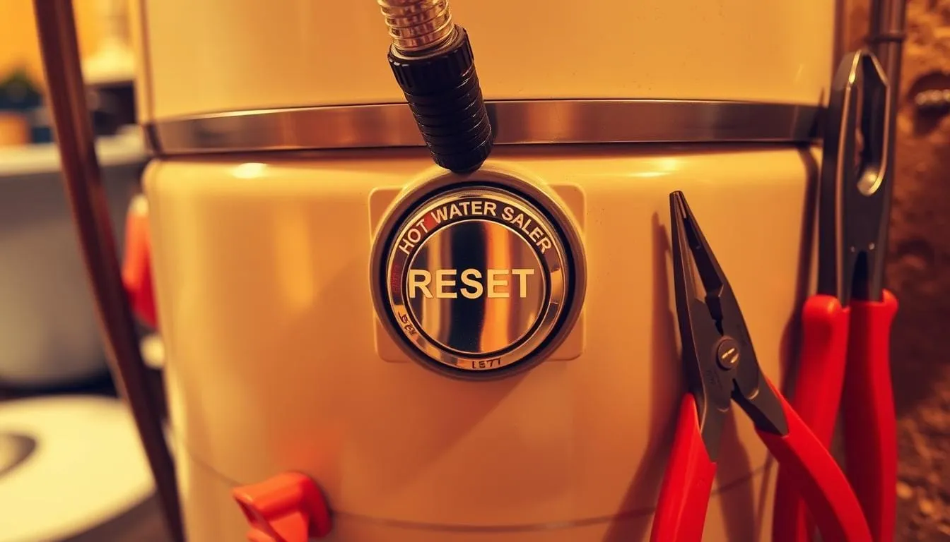 how to reset hot water heater