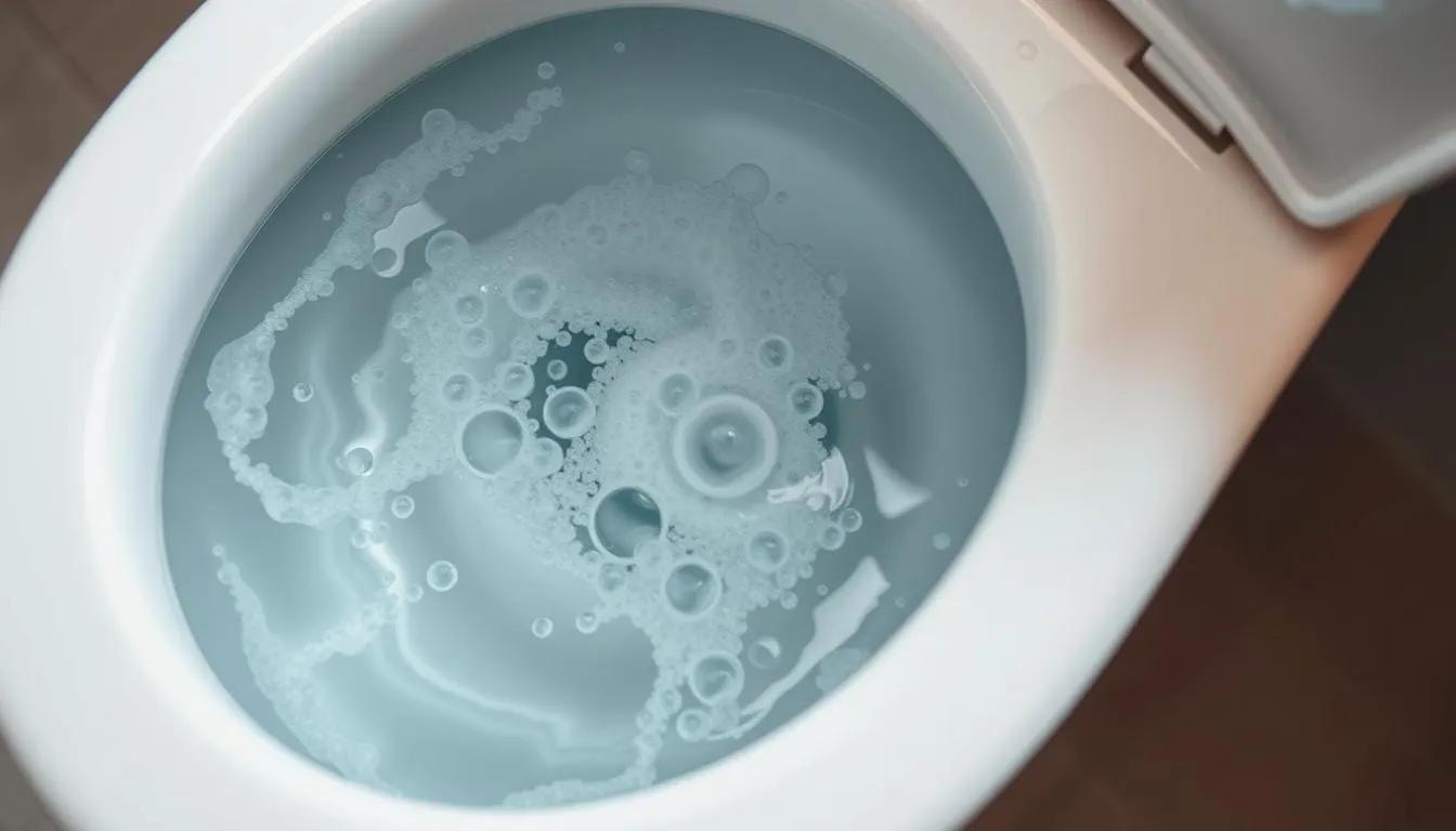 toilet gurgles when flushed