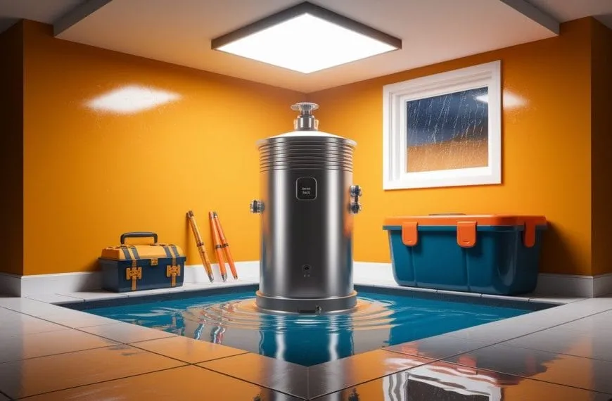 sump pump installation