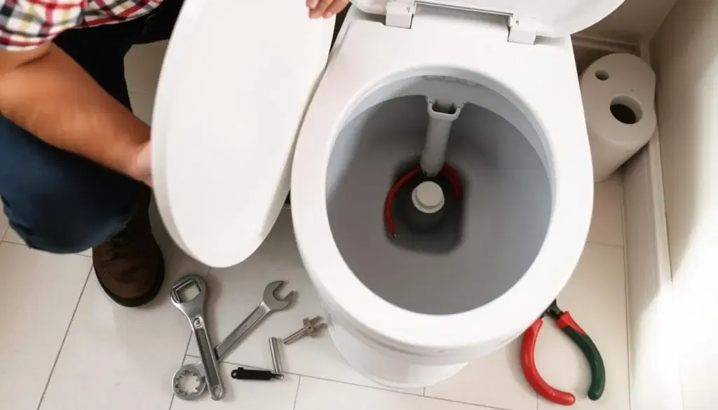 DIY toilet flush fix