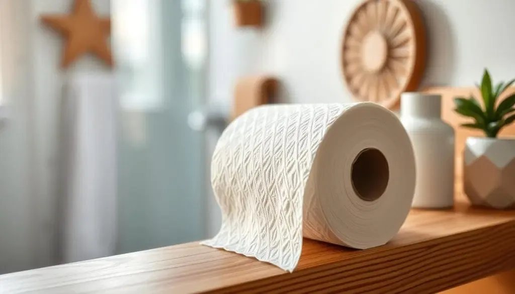 average toilet paper roll size