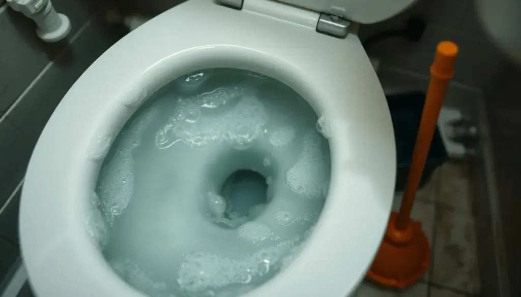 bubbling toilet causes