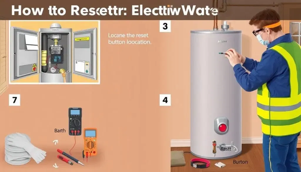 electric water heater reset steps