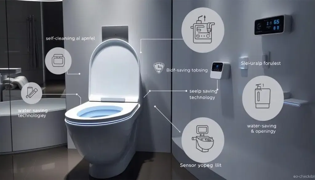 how smart toilets work