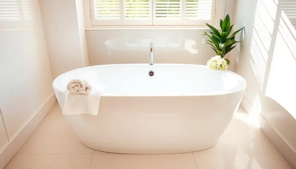 preventive care acrylic bathtub