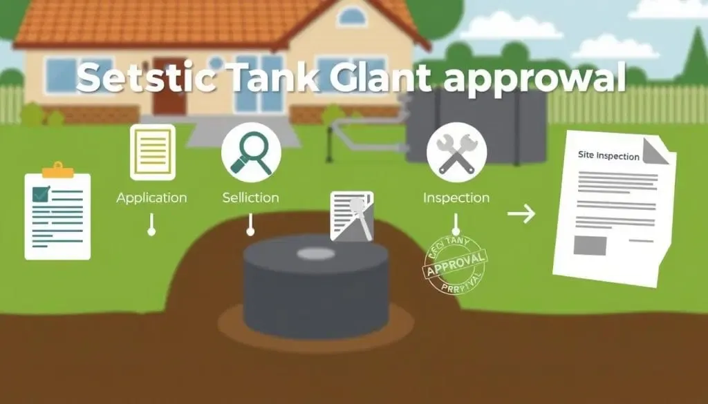 septic tank grant approval process