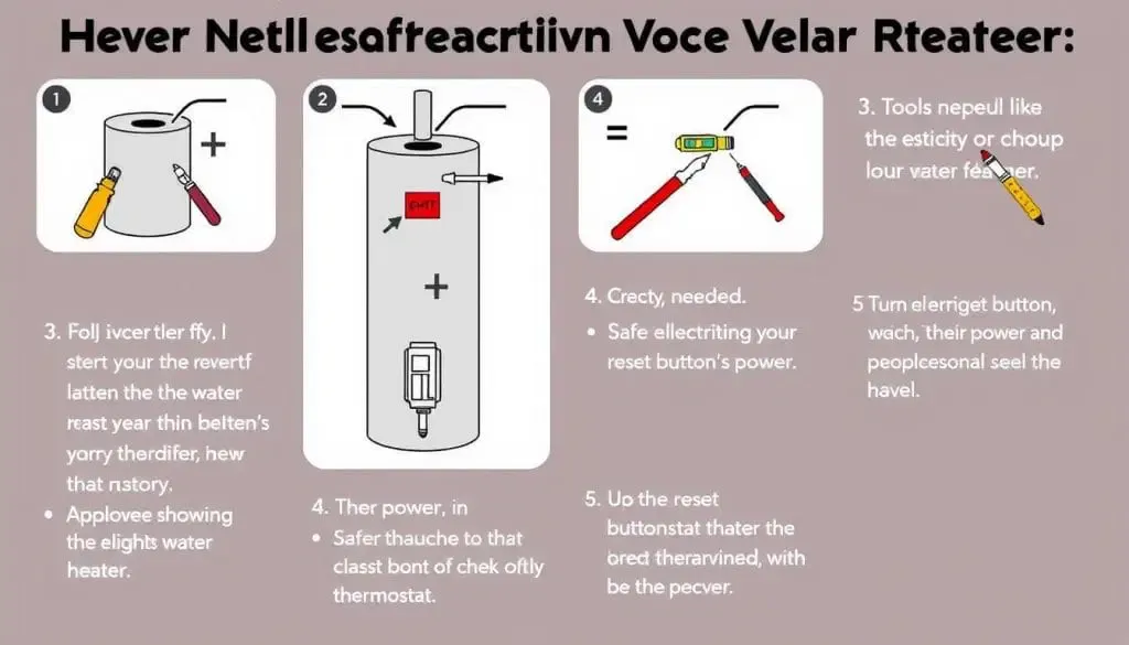 steps to reset electric water heater