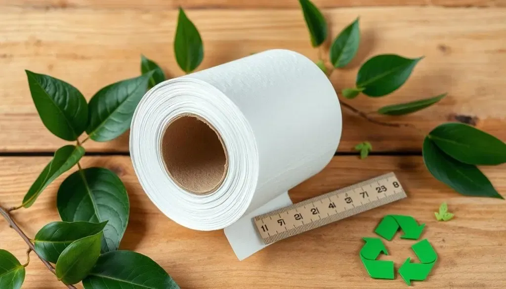 toilet paper roll dimensions and sustainability