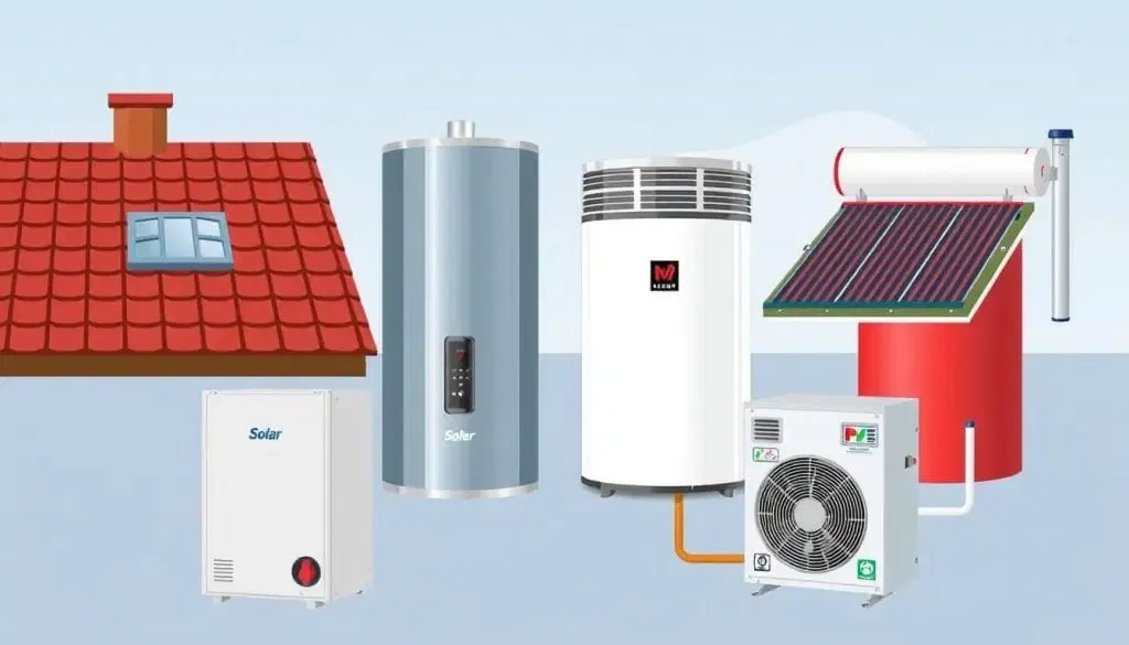 types of hot water heaters