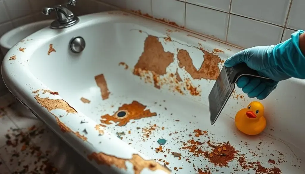 bathtub paint problems