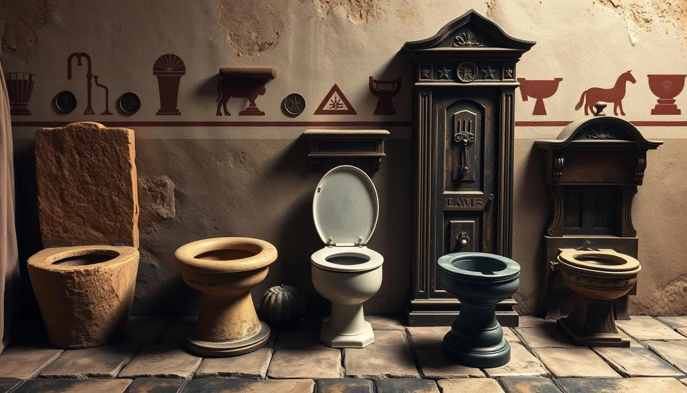 when was the toilet invented