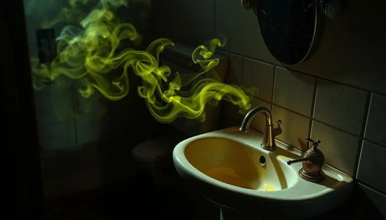 why does my bathroom sink smell like rotten eggs