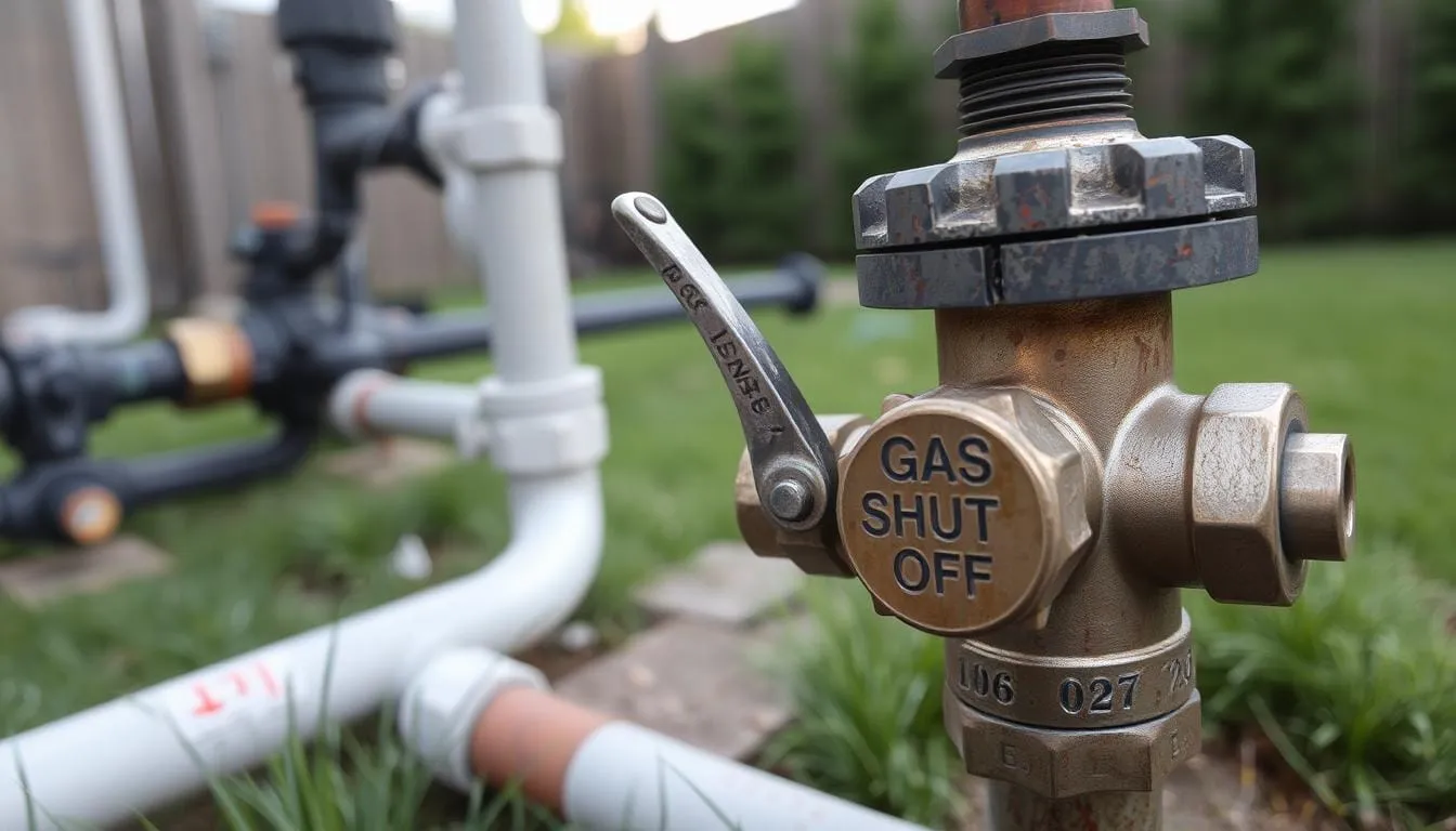 Emergencies how to shut off gas lines