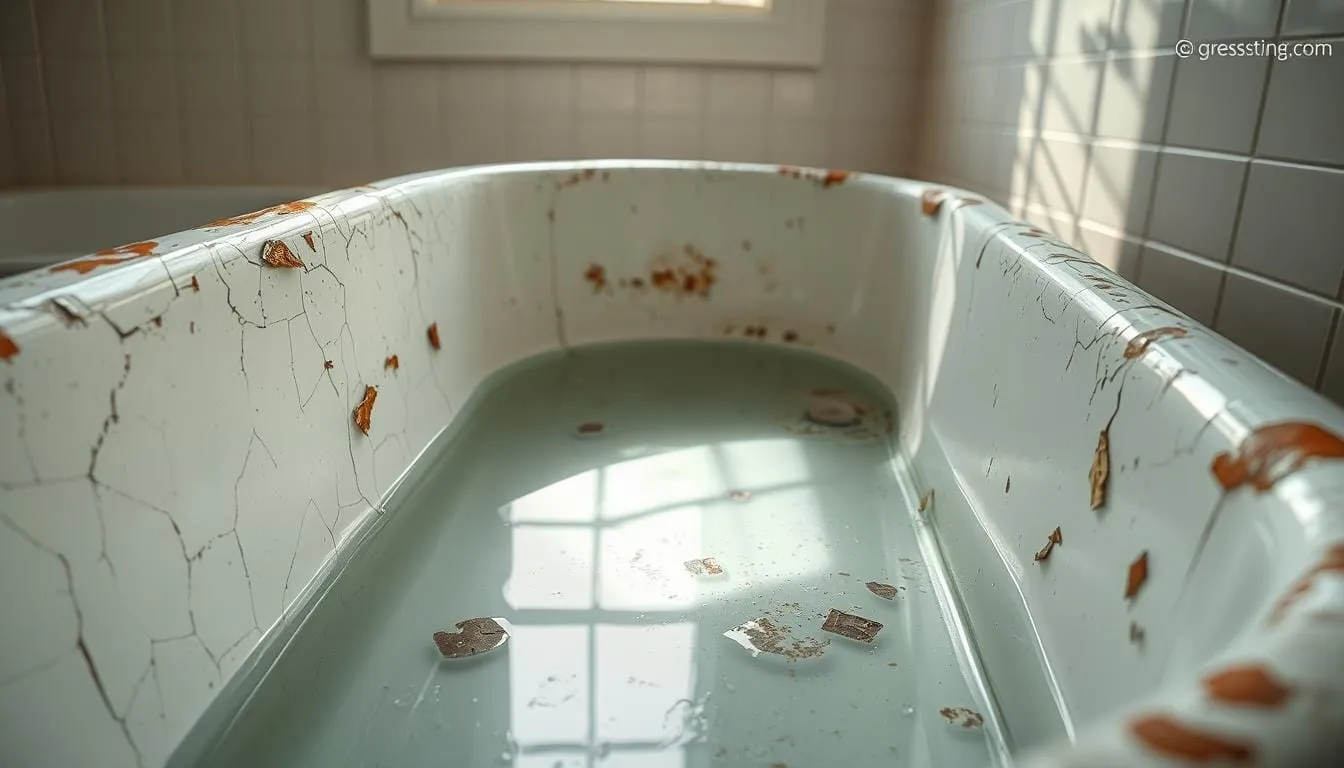 How to fix peeling bathtub paint