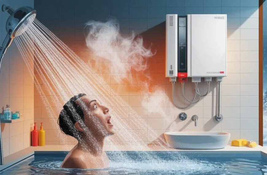 why does my tankless water heater go cold in the middle of a shower